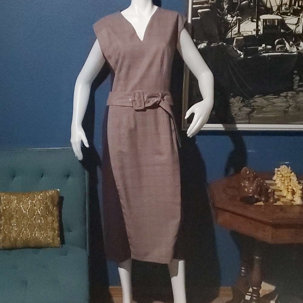 New York & Company Plaid Dress